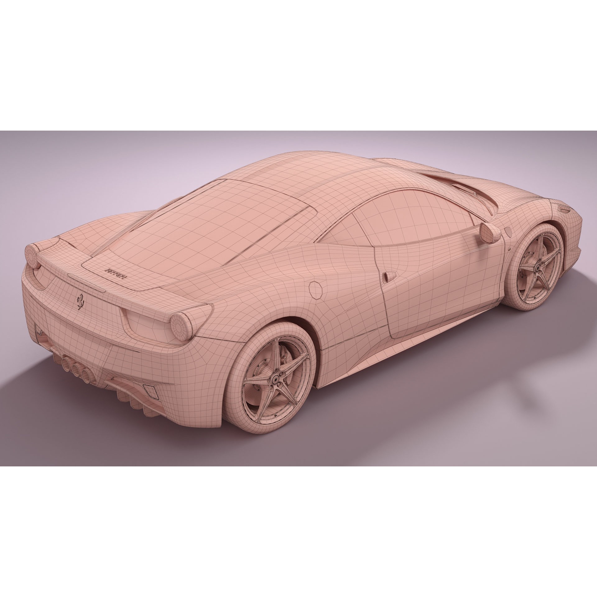 Ferrari 458 Italia - Detailed 3D Model - View 22