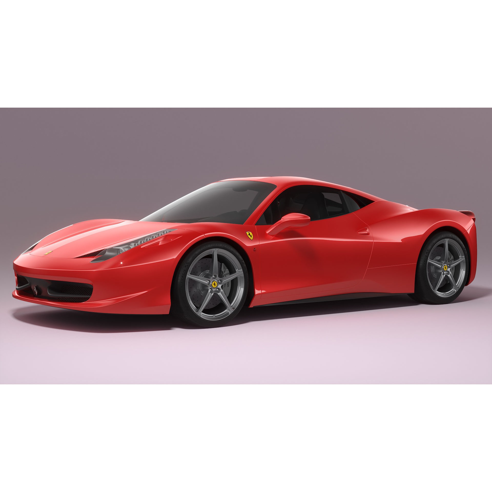 Ferrari 458 Italia - Detailed 3D Model - View 4