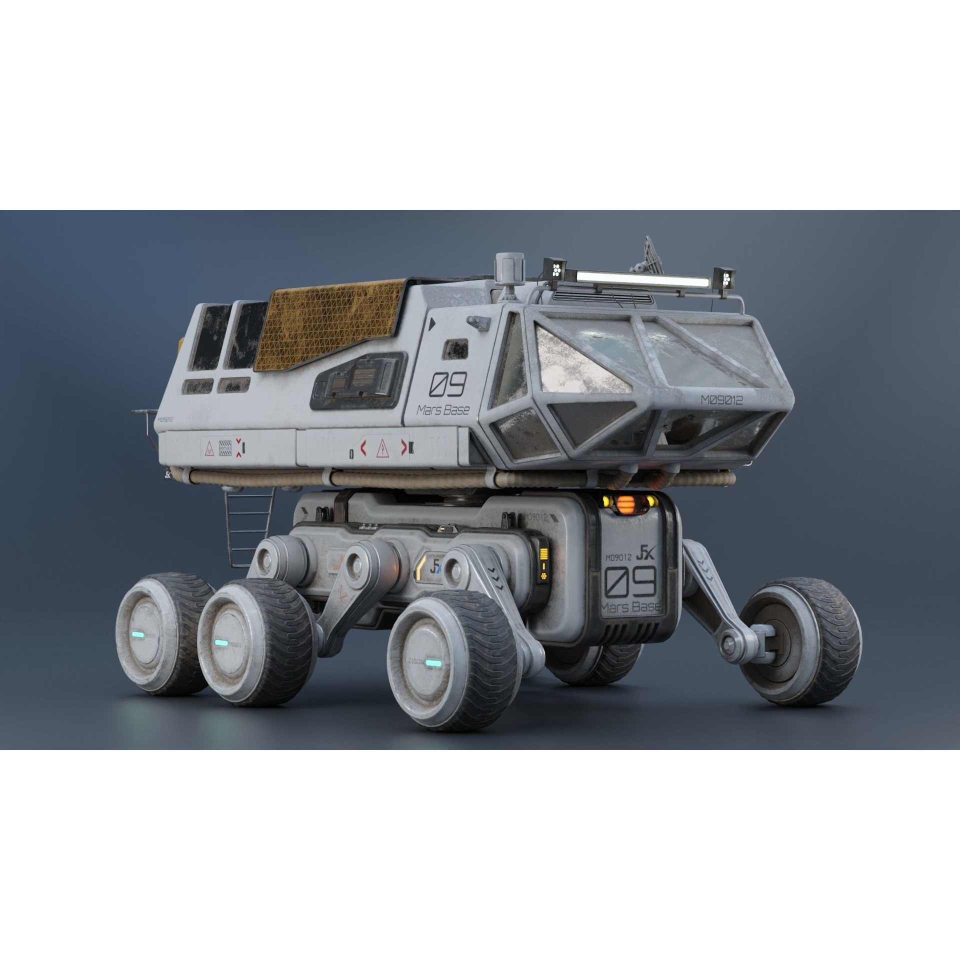 Mars Rovers Series - Game-Ready 3D Model - View 10