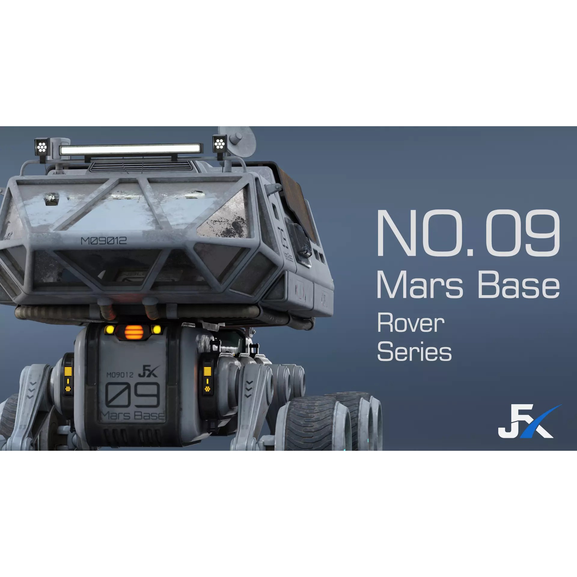Mars Rovers Series - Game-Ready 3D Model - View 2