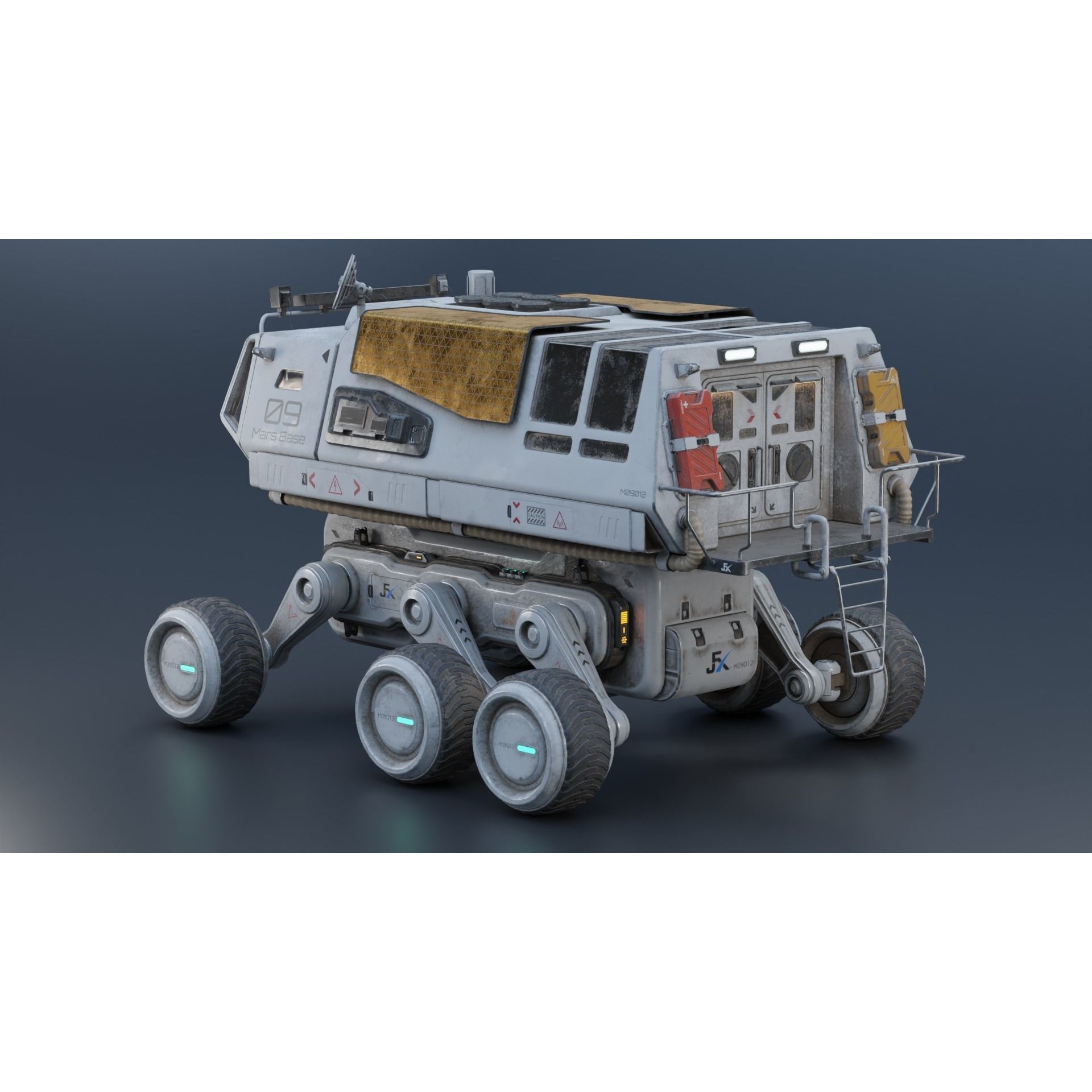 Mars Rovers Series - Game-Ready 3D Model - View 4