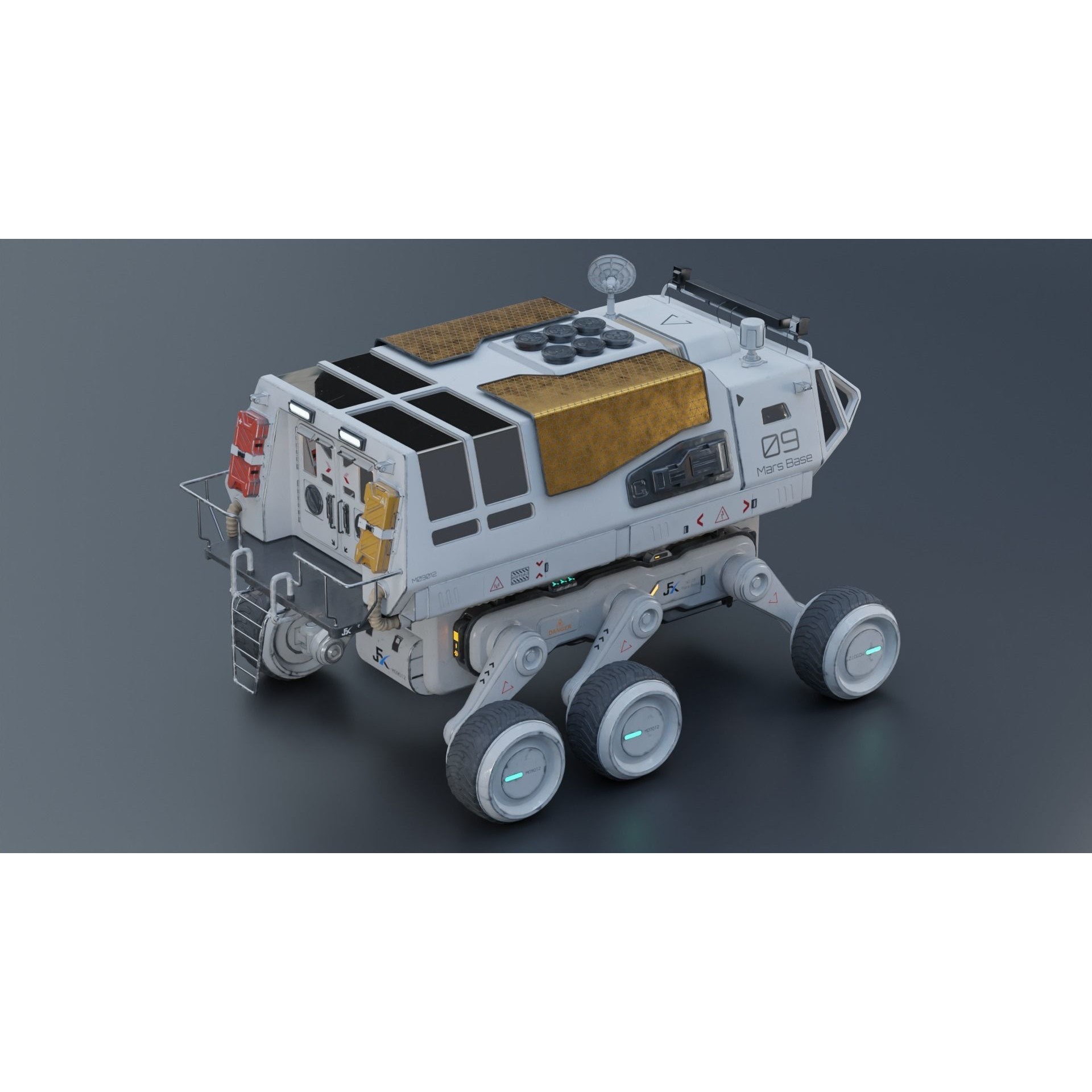 Mars Rovers Series - Game-Ready 3D Model - View 5