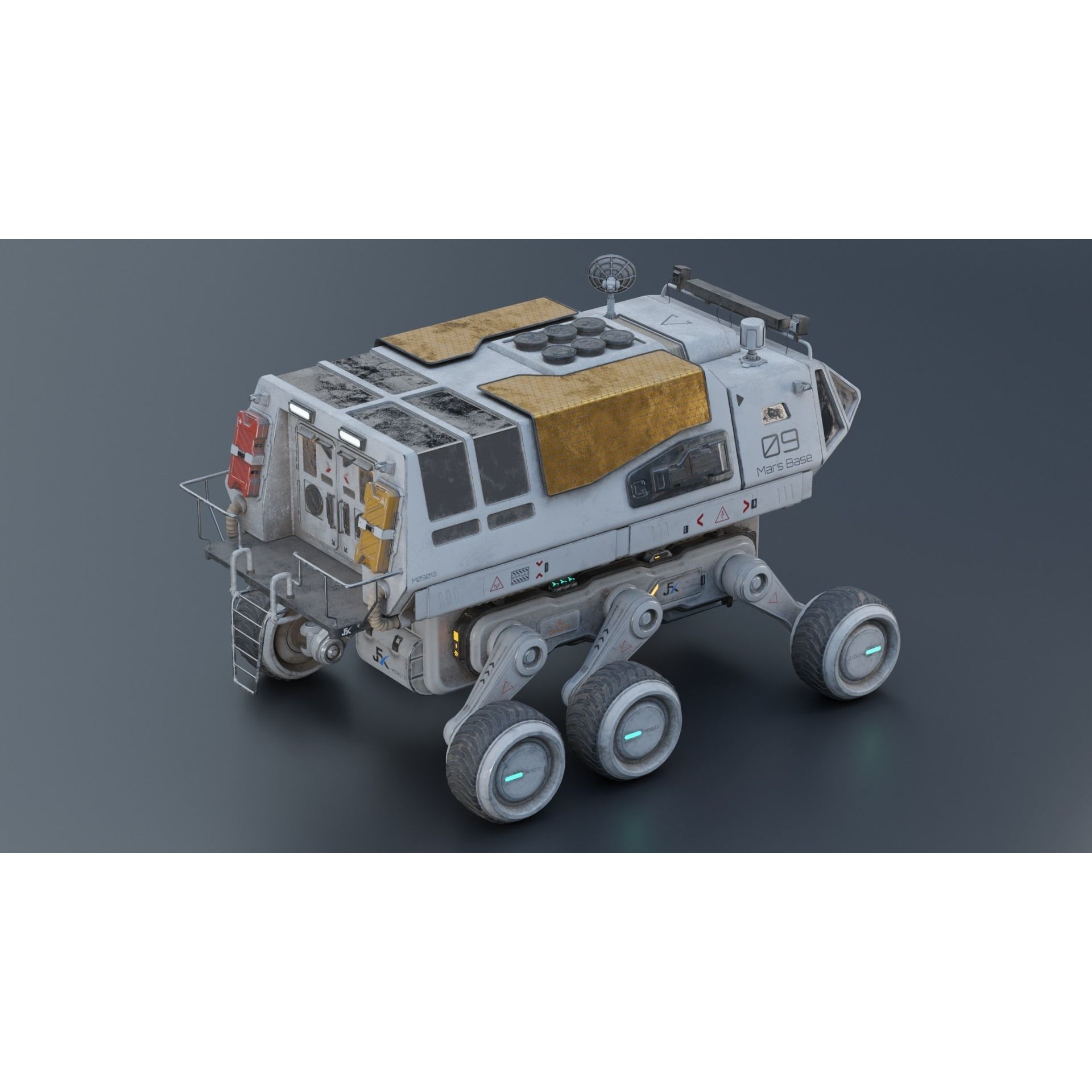 Mars Rovers Series - Game-Ready 3D Model - View 6
