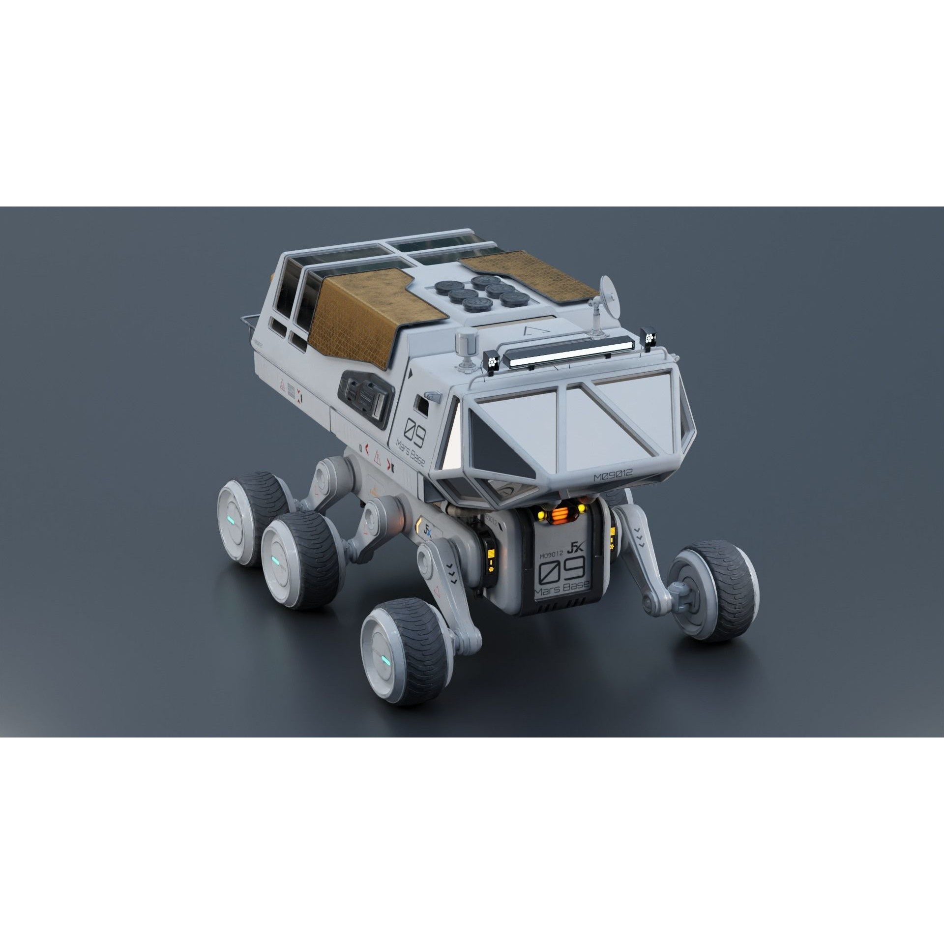 Mars Rovers Series - Game-Ready 3D Model - View 7