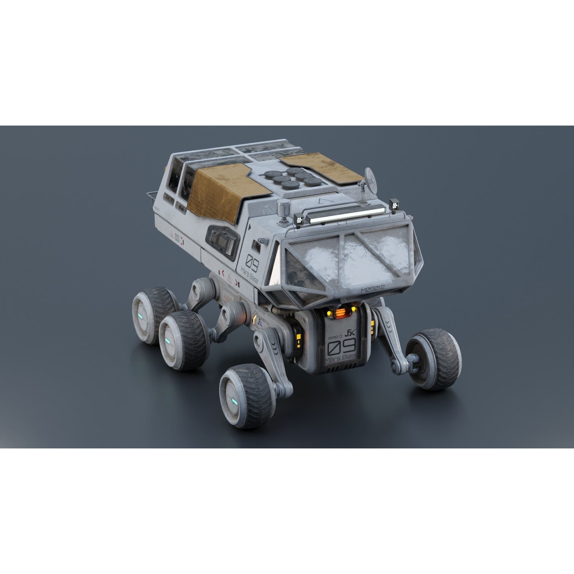 Mars Rovers Series - Game-Ready 3D Model - View 8