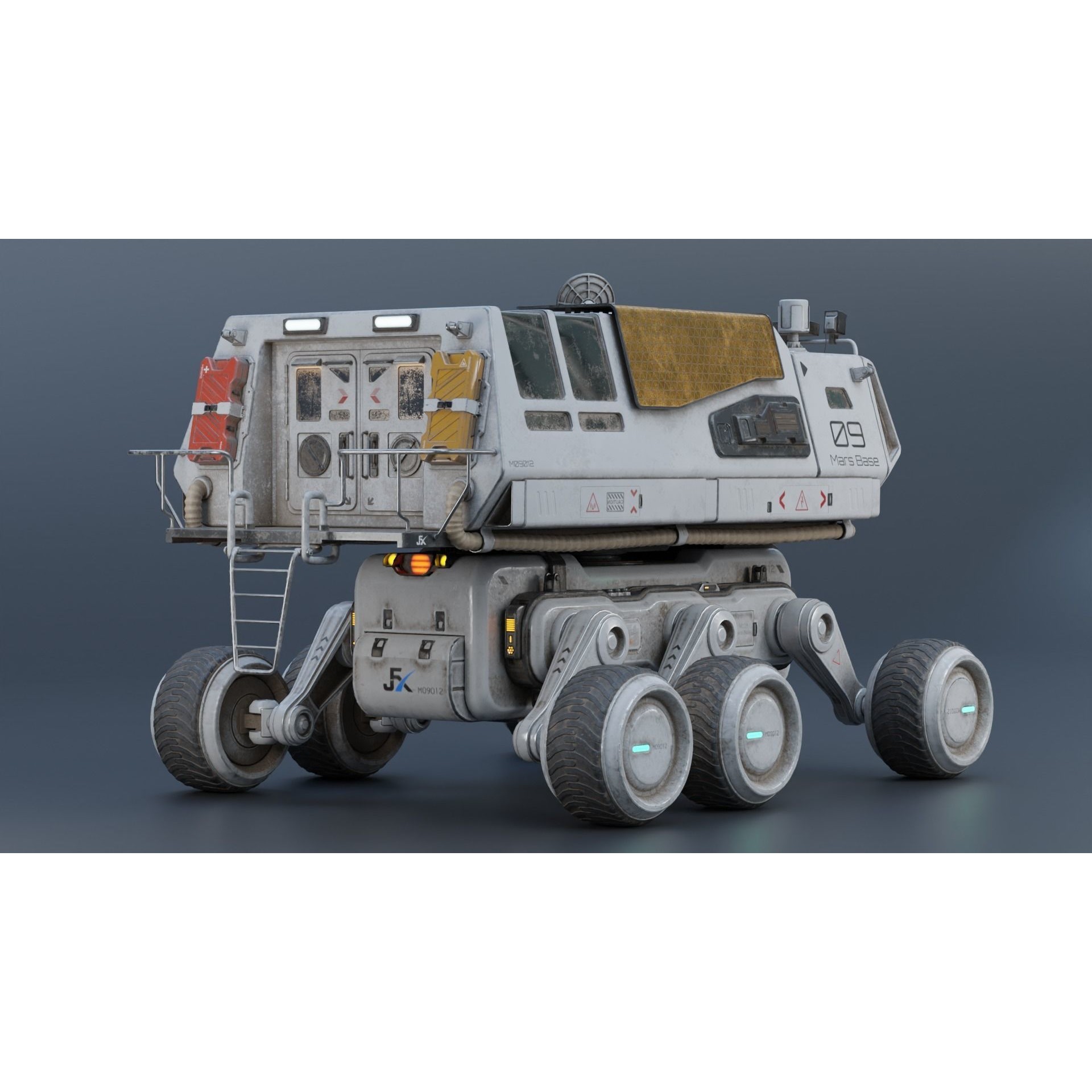 Mars Rovers Series - Game-Ready 3D Model - View 9