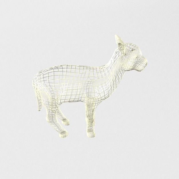 25 Farm Animal 3D Model – Low Poly Collection, FBX, OBJ, Game Ready - View 109