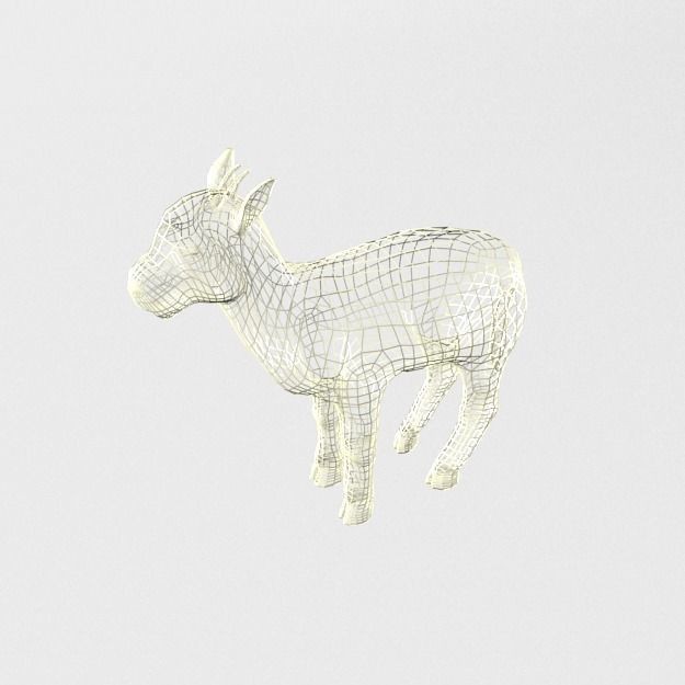 25 Farm Animal 3D Model – Low Poly Collection, FBX, OBJ, Game Ready - View 110