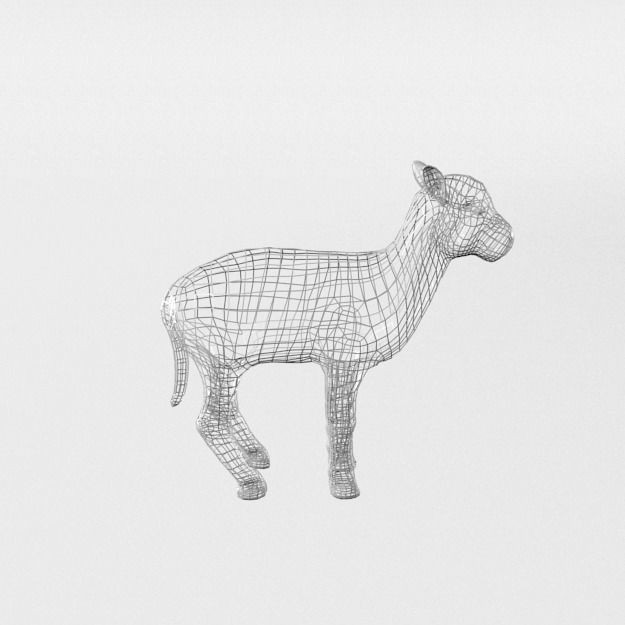 25 Farm Animal 3D Model – Low Poly Collection, FBX, OBJ, Game Ready - View 115