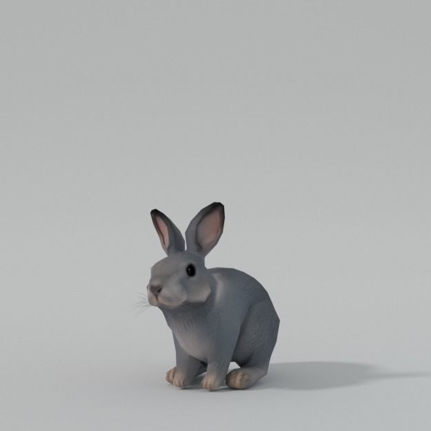 25 Farm Animal 3D Model – Low Poly Collection, FBX, OBJ, Game Ready - View 123
