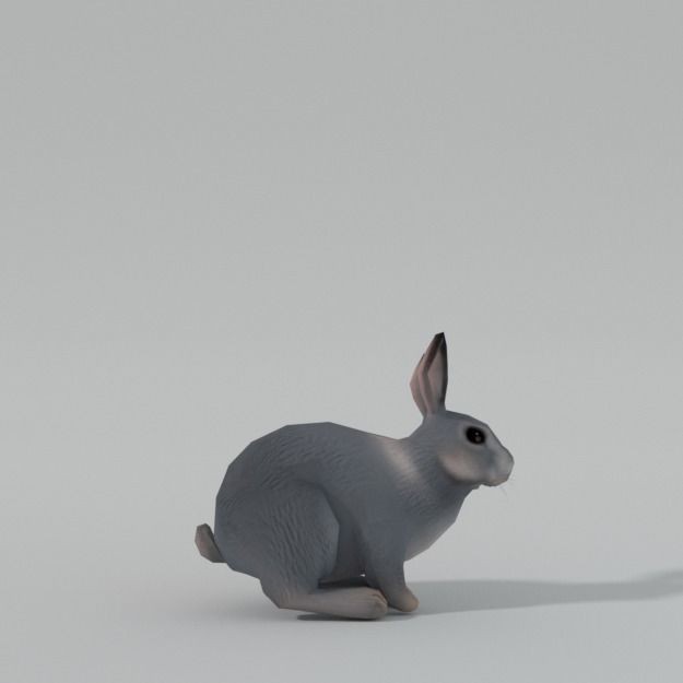 25 Farm Animal 3D Model – Low Poly Collection, FBX, OBJ, Game Ready - View 124