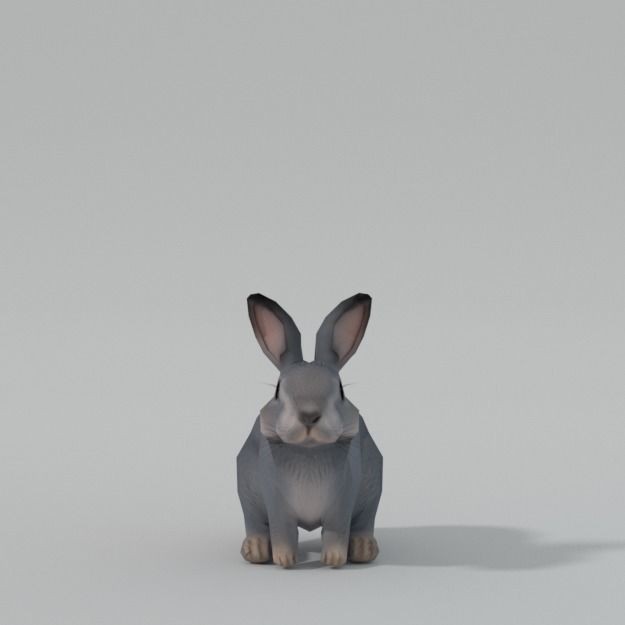 25 Farm Animal 3D Model – Low Poly Collection, FBX, OBJ, Game Ready - View 125