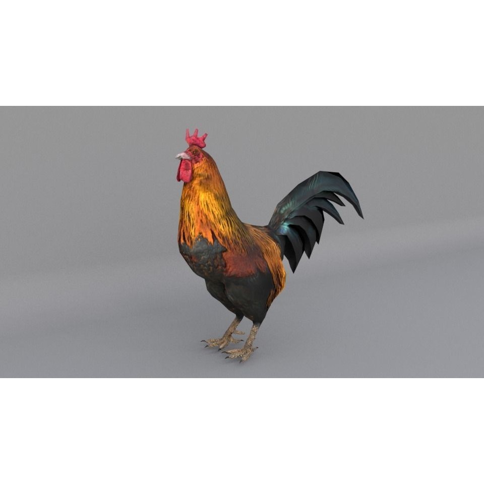 25 Farm Animal 3D Model – Low Poly Collection, FBX, OBJ, Game Ready - View 129