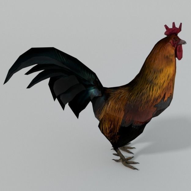 25 Farm Animal 3D Model – Low Poly Collection, FBX, OBJ, Game Ready - View 131