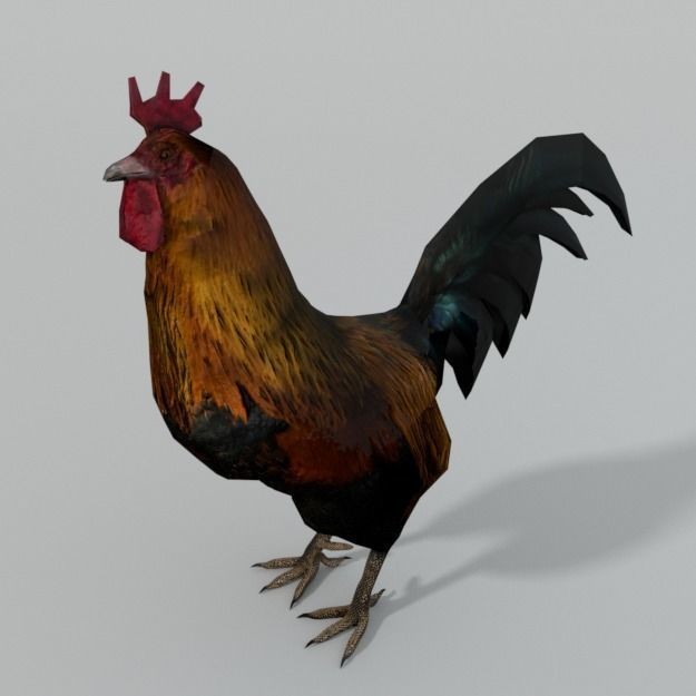 25 Farm Animal 3D Model – Low Poly Collection, FBX, OBJ, Game Ready - View 132