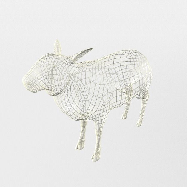 25 Farm Animal 3D Model – Low Poly Collection, FBX, OBJ, Game Ready - View 138