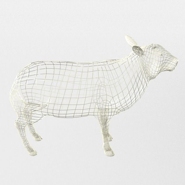 25 Farm Animal 3D Model – Low Poly Collection, FBX, OBJ, Game Ready - View 139