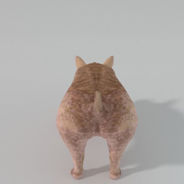 25 Farm Animal 3D Model – Low Poly Collection, FBX, OBJ, Game Ready - View 143