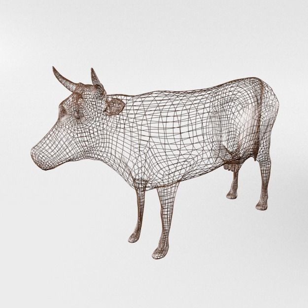 25 Farm Animal 3D Model – Low Poly Collection, FBX, OBJ, Game Ready - View 32