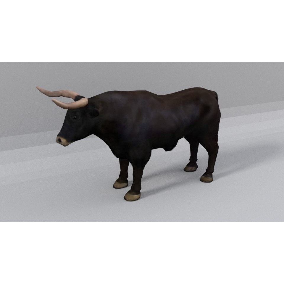 25 Farm Animal 3D Model – Low Poly Collection, FBX, OBJ, Game Ready - View 43