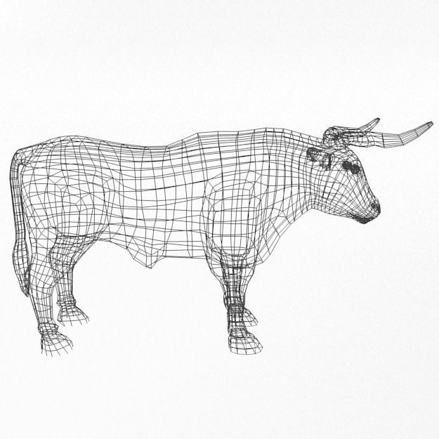 25 Farm Animal 3D Model – Low Poly Collection, FBX, OBJ, Game Ready - View 44