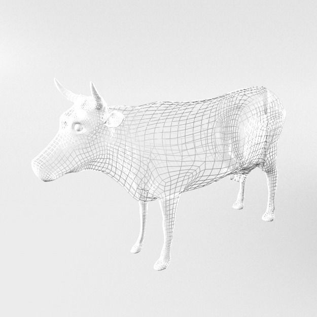 25 Farm Animal 3D Model – Low Poly Collection, FBX, OBJ, Game Ready - View 61
