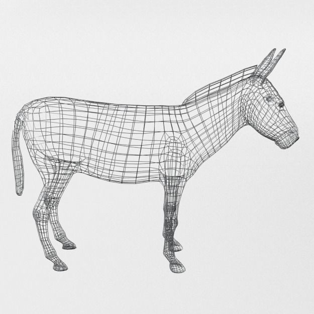 25 Farm Animal 3D Model – Low Poly Collection, FBX, OBJ, Game Ready - View 72