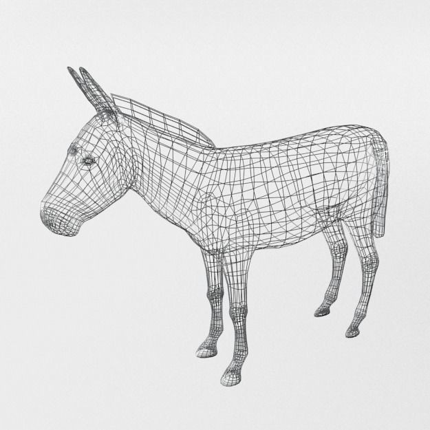 25 Farm Animal 3D Model – Low Poly Collection, FBX, OBJ, Game Ready - View 73
