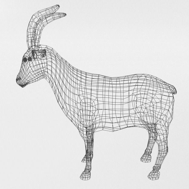 25 Farm Animal 3D Model – Low Poly Collection, FBX, OBJ, Game Ready - View 92