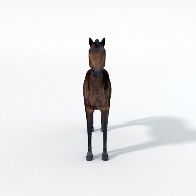 25 Farm Animal 3D Model – Low Poly Collection, FBX, OBJ, Game Ready - View 94