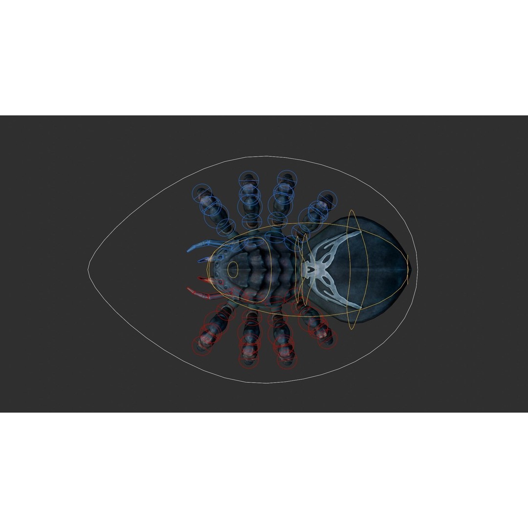 Giant Spider 3D Model – Low Poly Rigged Creature for Games, FBX - View 10