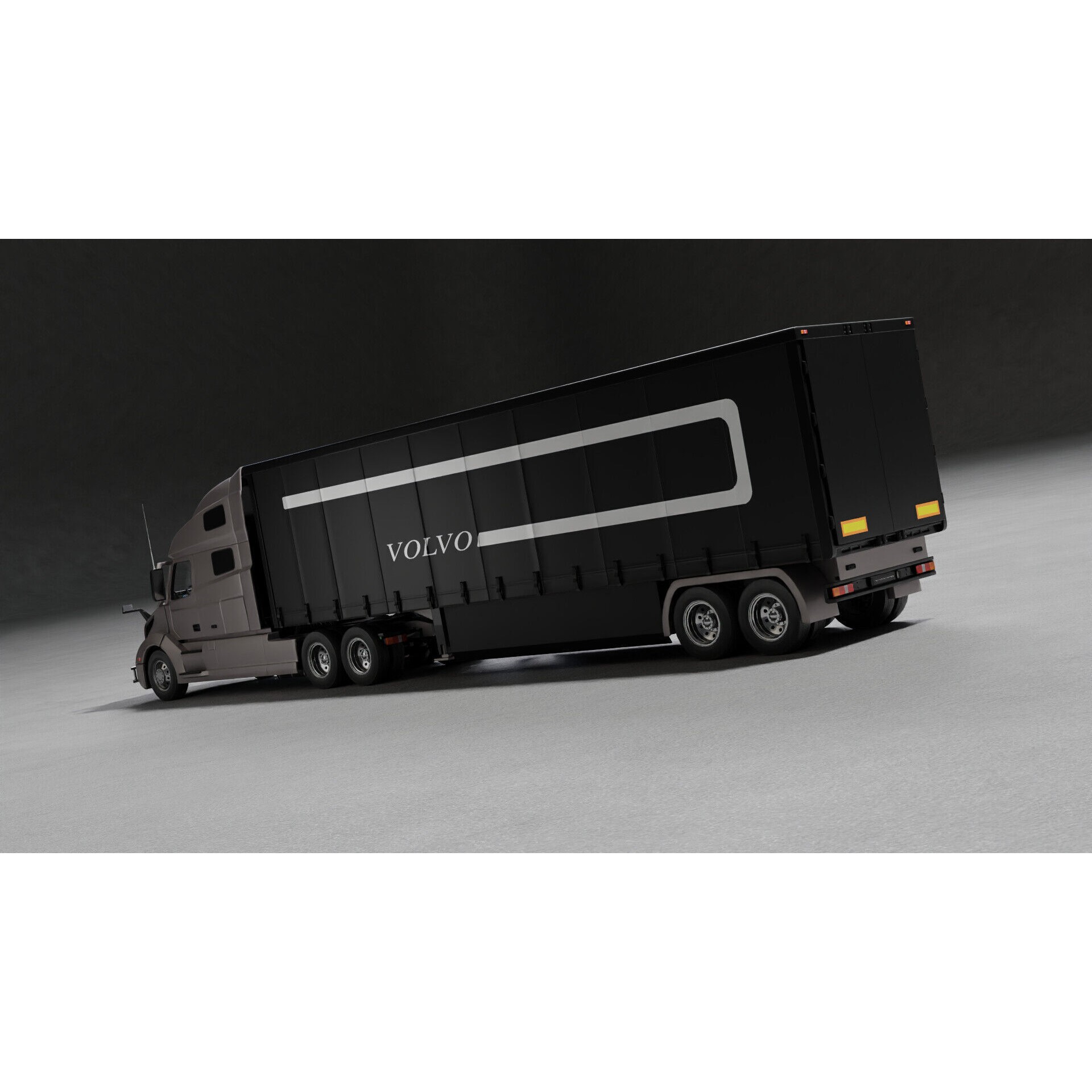 Volvo VNL 760 Truck - Game-Ready 3D Model - View 11