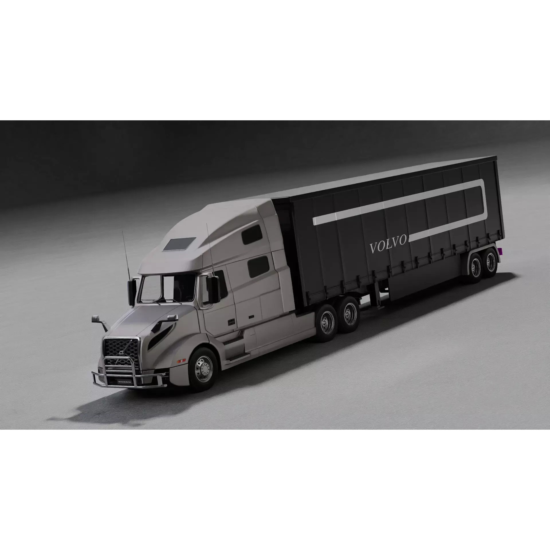Volvo VNL 760 Truck - Game-Ready 3D Model - View 2