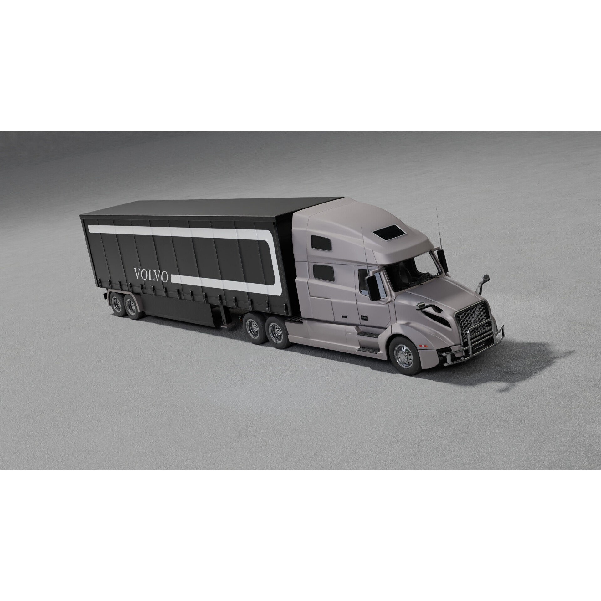 Volvo VNL 760 Truck - Game-Ready 3D Model - View 4