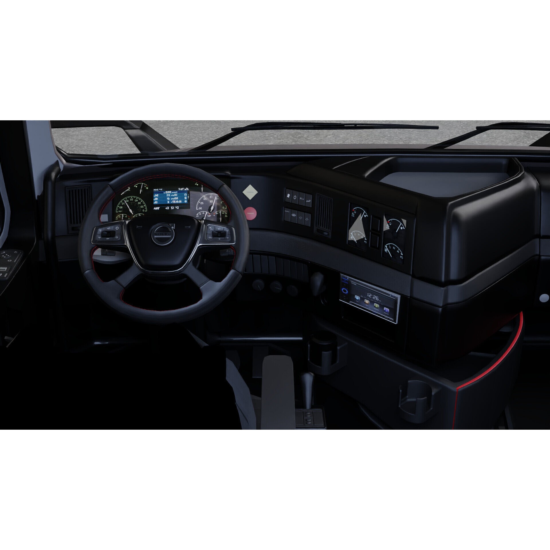 Volvo VNL 760 Truck - Game-Ready 3D Model - View 6