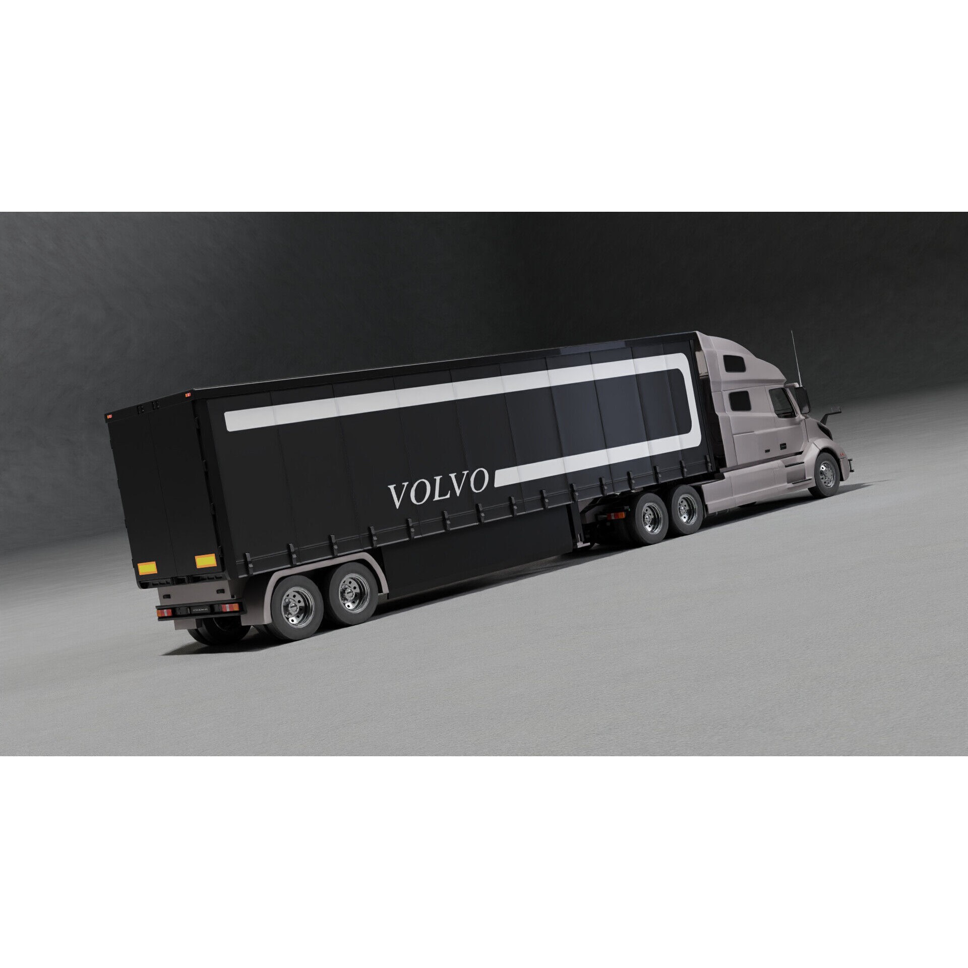 Volvo VNL 760 Truck - Game-Ready 3D Model - View 9