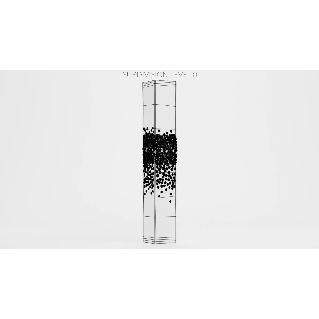 Barnacle-Covered Column 3D Model – High Detail PBR Asset for Blender - View 13