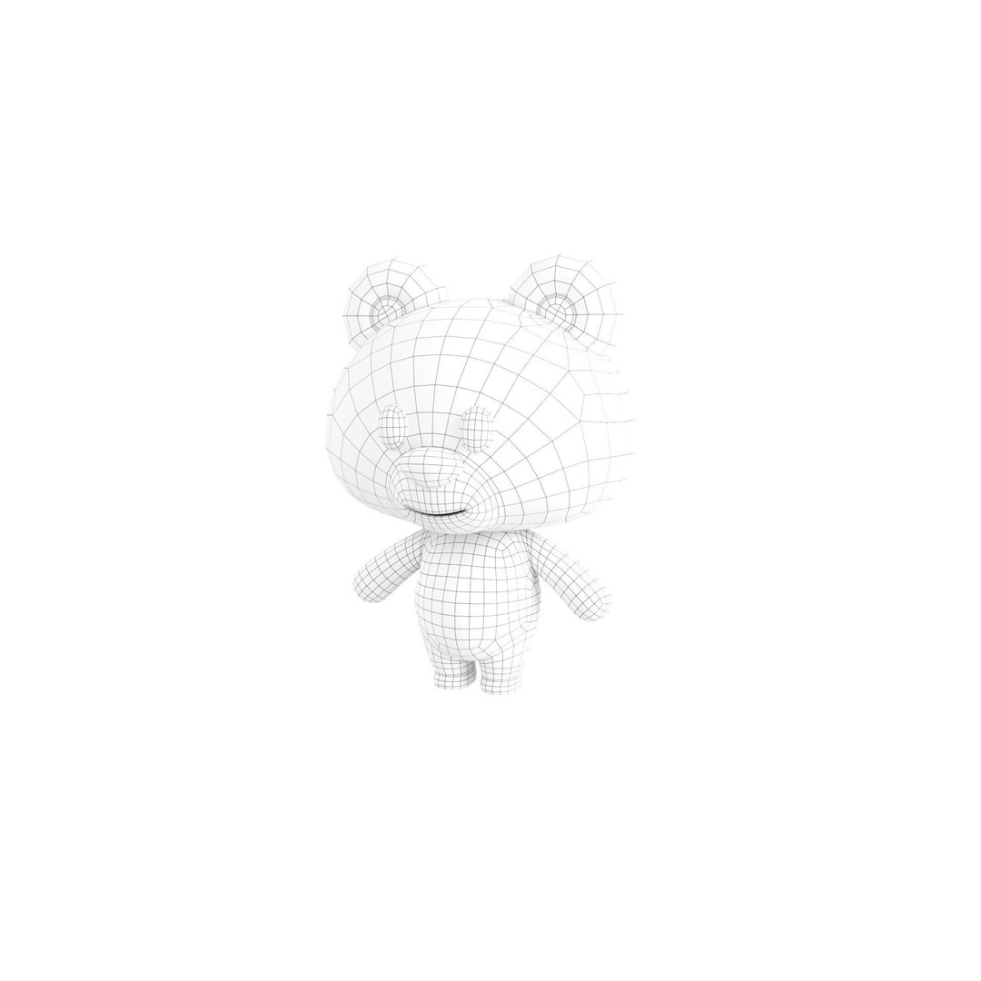 Cartoon Animal Character Pack 3D Model – 28 Cute Mammals, FBX