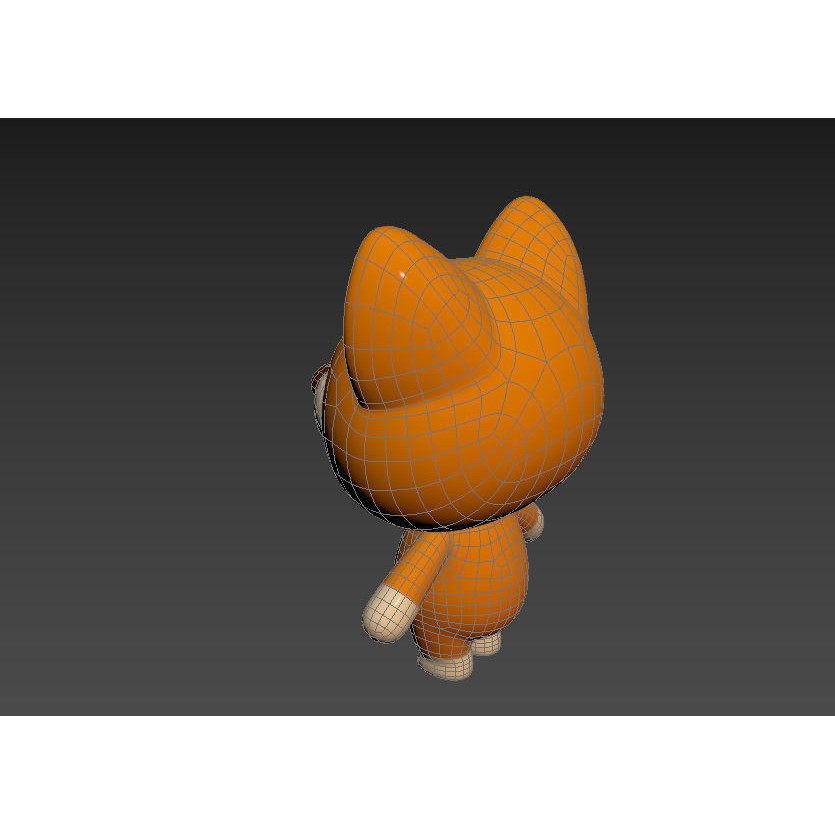 Cartoon Animal Character Pack 3D Model – 28 Cute Mammals, FBX - View 35