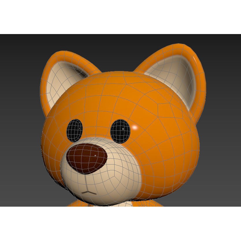 Cartoon Animal Character Pack 3D Model – 28 Cute Mammals, FBX - View 36