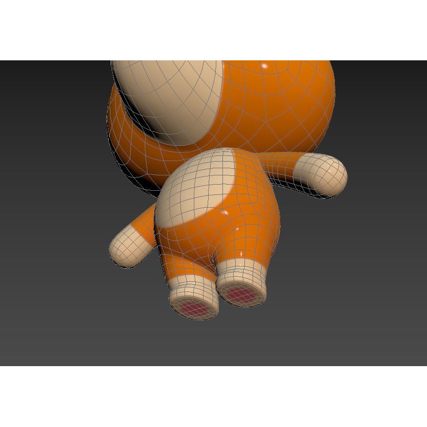 Cartoon Animal Character Pack 3D Model – 28 Cute Mammals, FBX - View 37