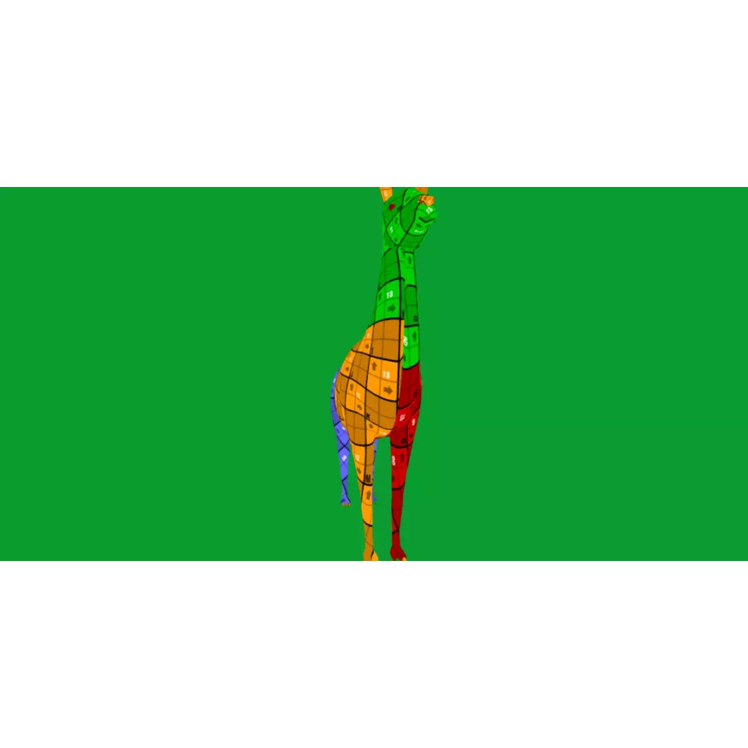 Guanaco Llama 3D Model – Low Poly Game Ready Asset, FBX, PBR - View 14