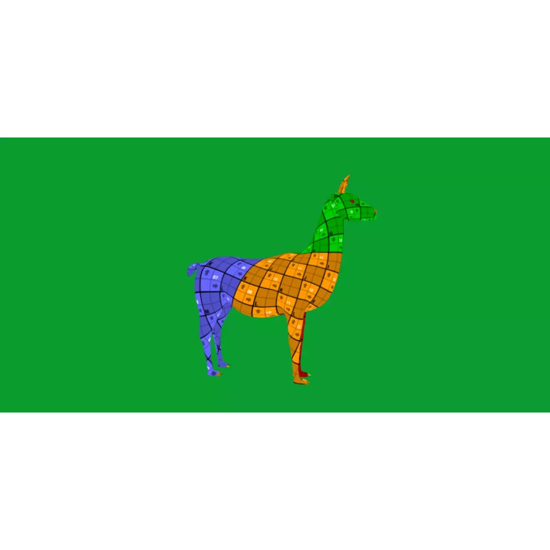 Guanaco Llama 3D Model – Low Poly Game Ready Asset, FBX, PBR - View 15