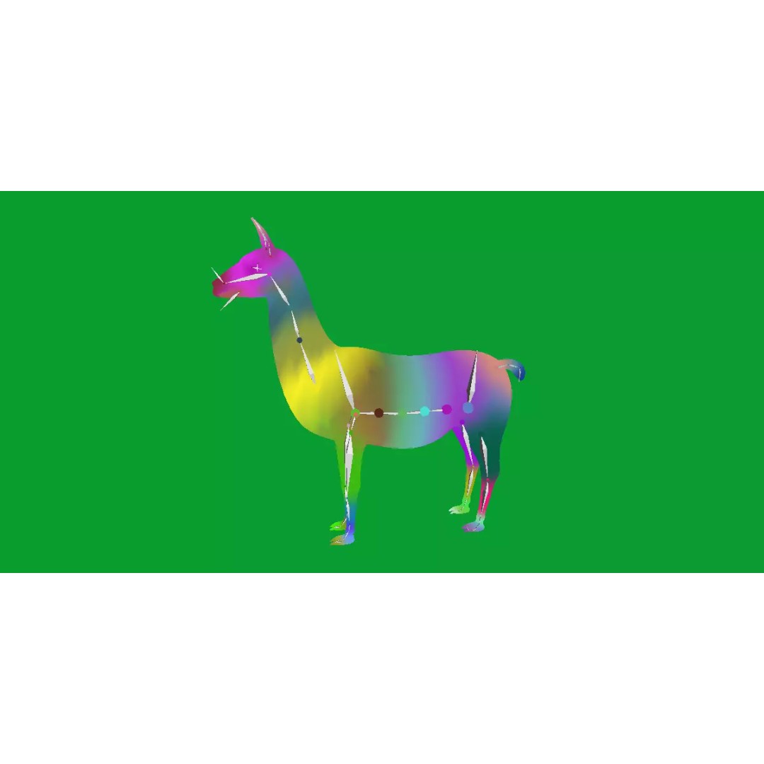 Guanaco Llama 3D Model – Low Poly Game Ready Asset, FBX, PBR - View 22