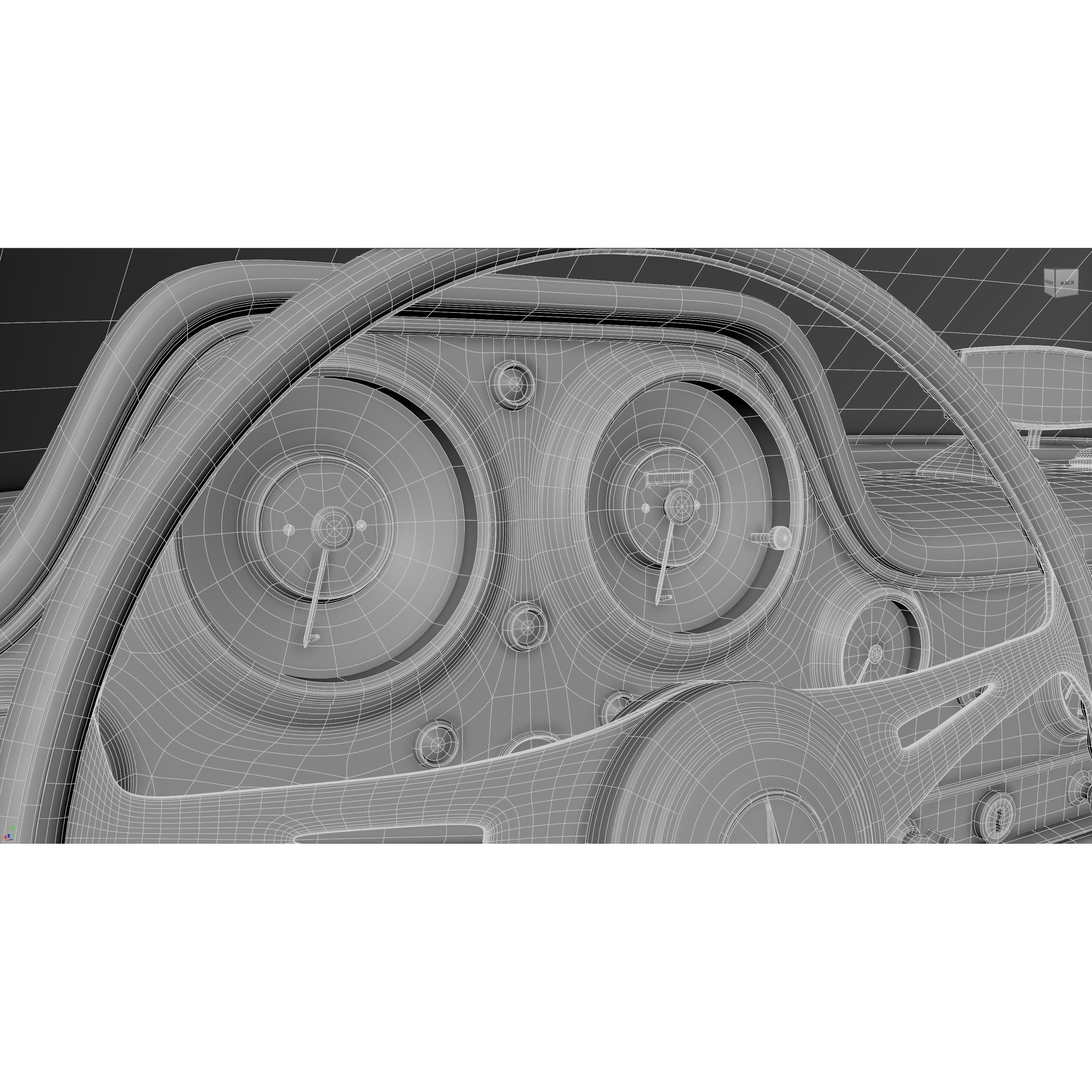 Mercedes Benz 300 SL Gullwing - Game-Ready 3D Model