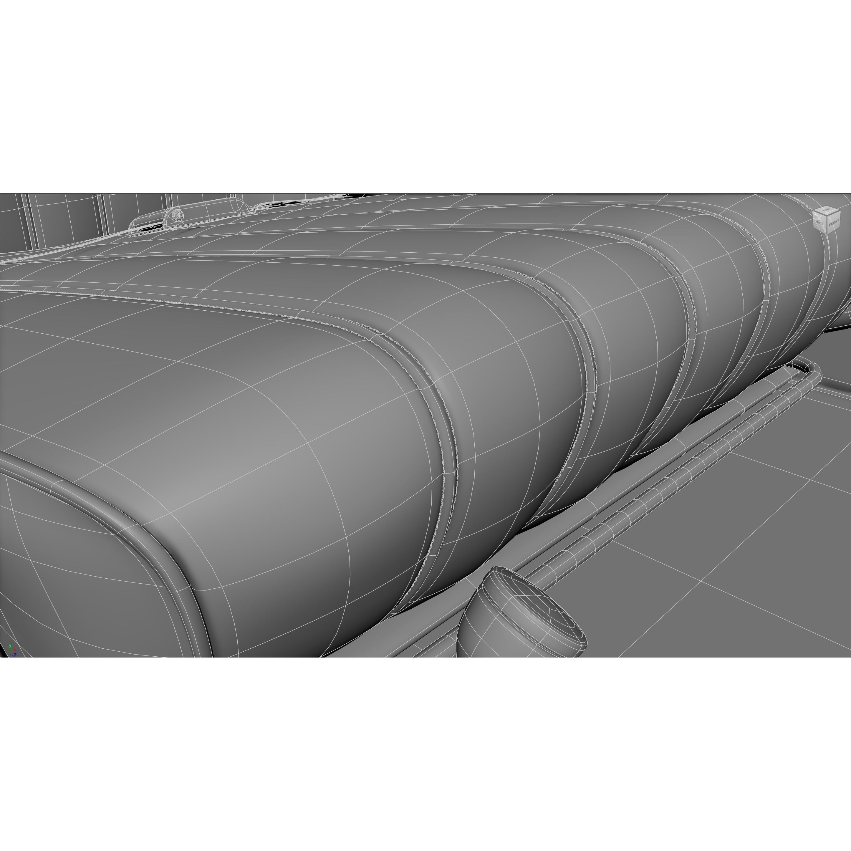 Mercedes Benz 300 SL Gullwing - Game-Ready 3D Model - View 10