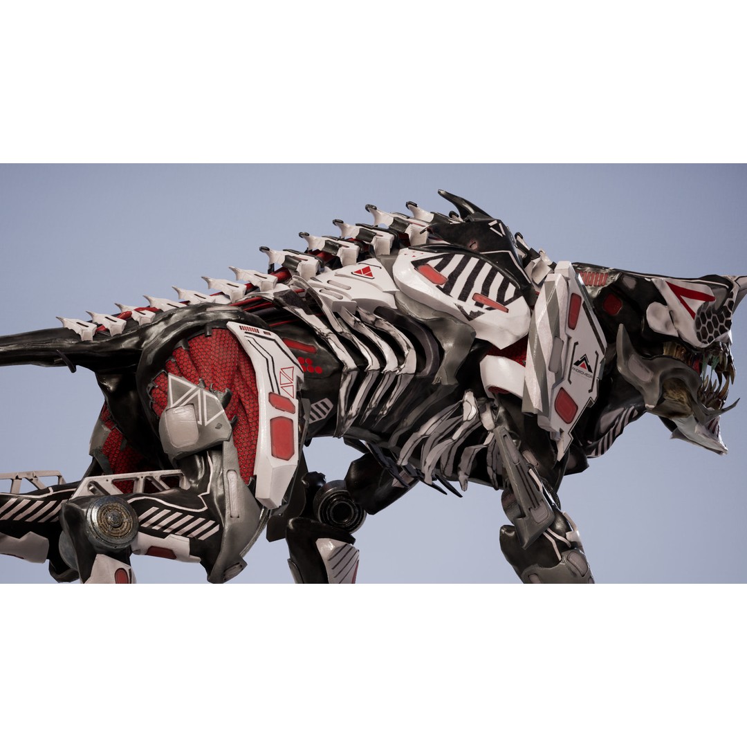 SciFi Beast Ghoul 3D Model – Low Poly Animated Character, FBX - View 15
