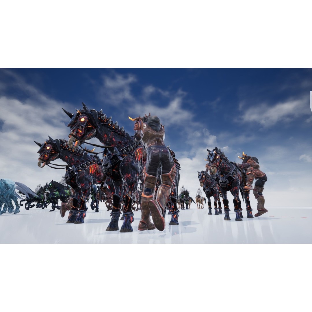 Undead Horse 3D Model – Low Poly Fantasy Character, FBX, Rigged - View 18