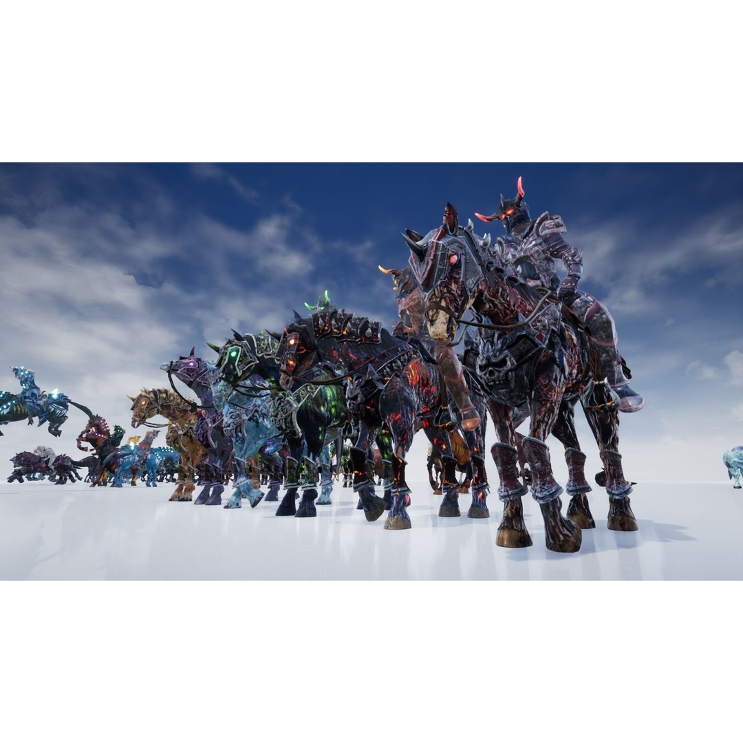 Undead Horse 3D Model – Low Poly Fantasy Character, FBX, Rigged - View 20