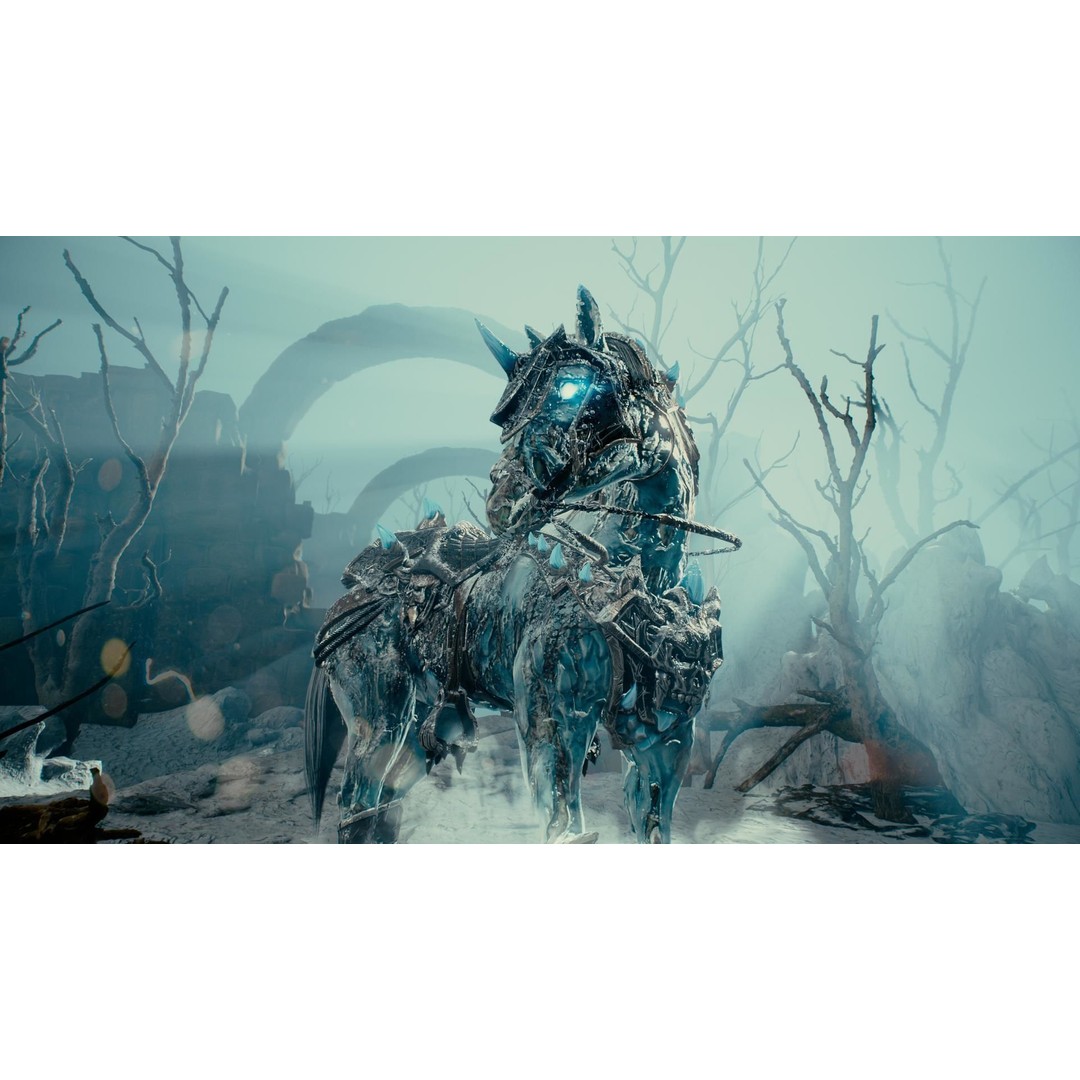 Undead Horse 3D Model – Low Poly Fantasy Character, FBX, Rigged - View 4